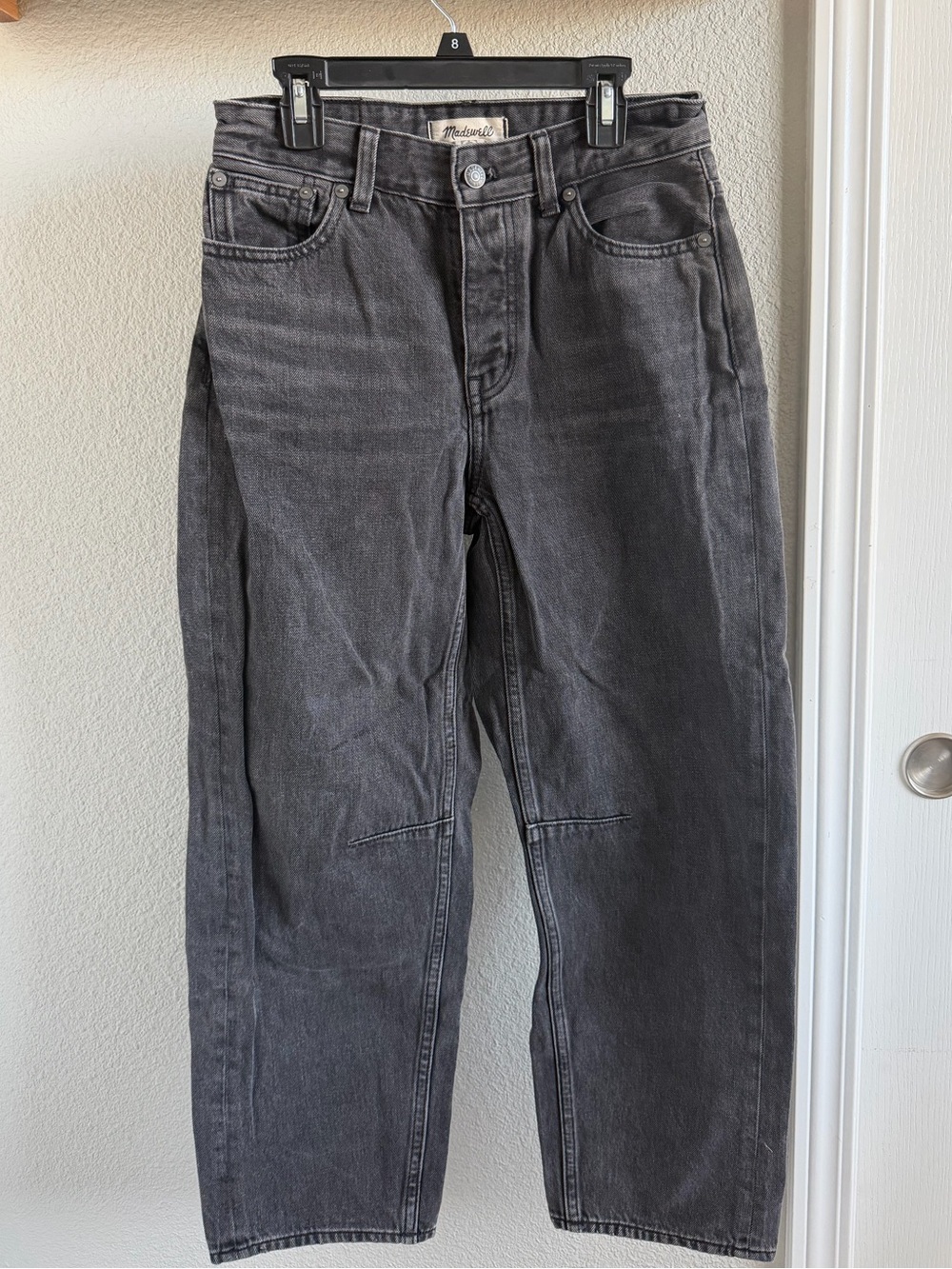 Woman’s madewell darted barrel Jean